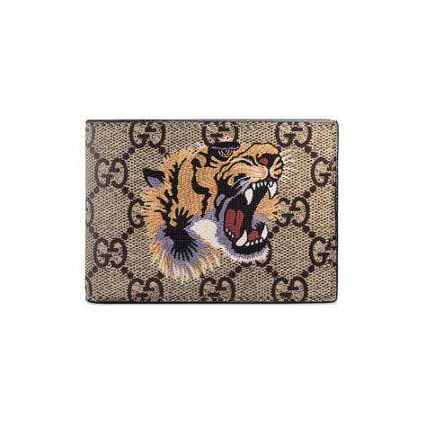 gucci wallet trifold|Gucci men's wallet tiger.